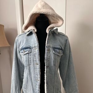 Hollister Hoodie Women’s Jean Jacket